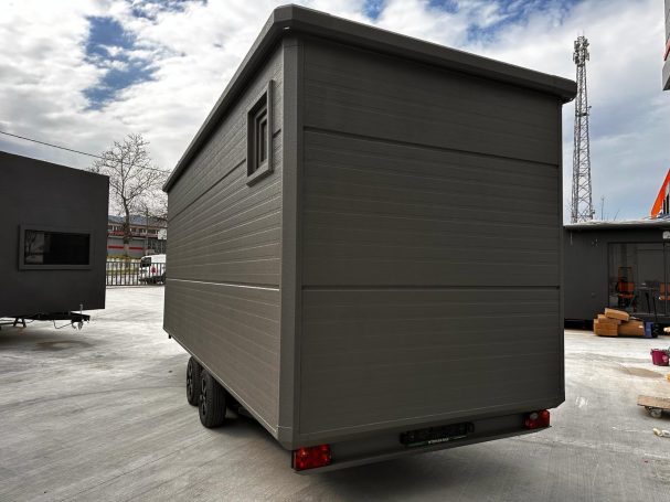 Tiny house sobre ruedas trasero